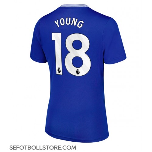 Everton Ashley Young #18 Replika Hemmatröja Dam 2024-25 Kortärmad